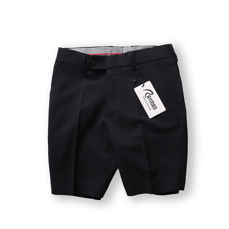 Cận cảnh phom short tây với cạp quần gọn gàng