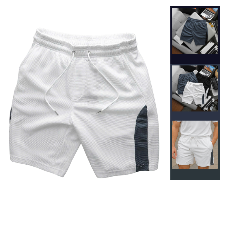 Quần Thun Nam - Quần Short Nam Lưng Thun Đươc Phối Sọc Màu Bền Đẹp Có Big Size phù hợp để tham khảo khi chọn quần thun nam