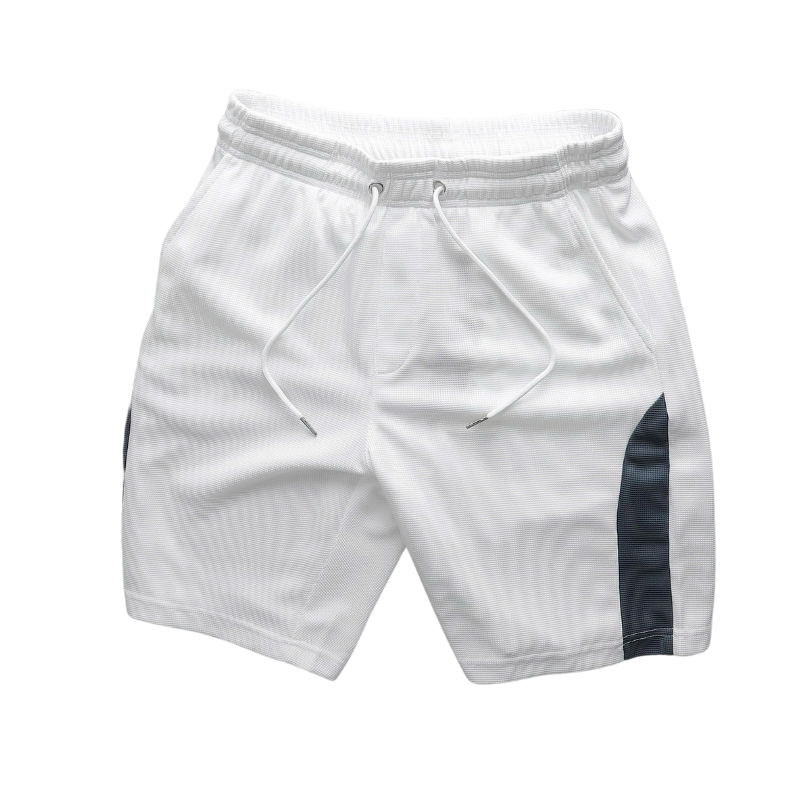 Quần short nam lưng thun phối sọc màu big size