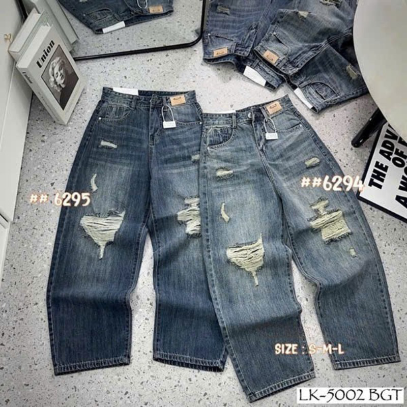 Quần Thụng Jeans Nữ Vải Dày Mềm Không Co Giãn Nhiều Mẫu phù hợp để tham khảo khi chọn quần dài nữ