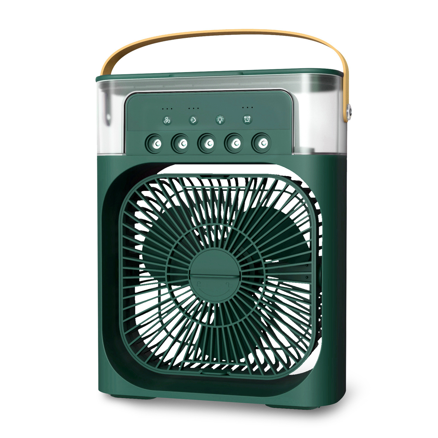 Ảnh phiên bản màu xanh lá của quạt để bàn mini