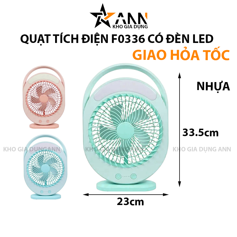 Ảnh thể hiện rõ kích thước và kiểu dáng của quạt