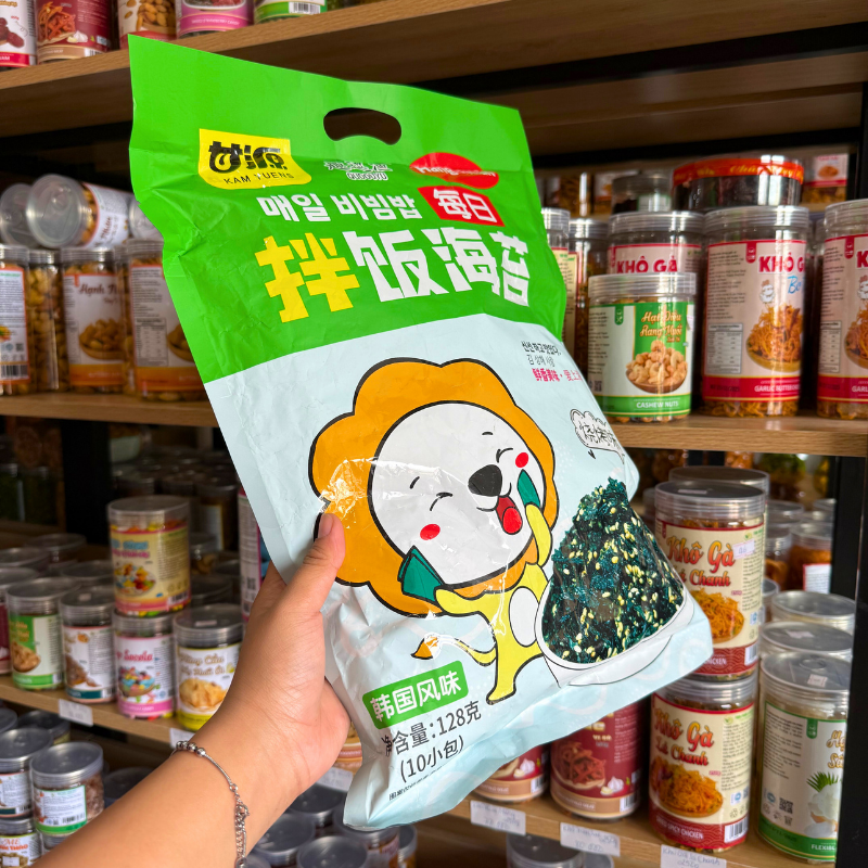Rong Biển Rắc Cơm Ăn Liền QUDOUYU Vị BBQ 128gr