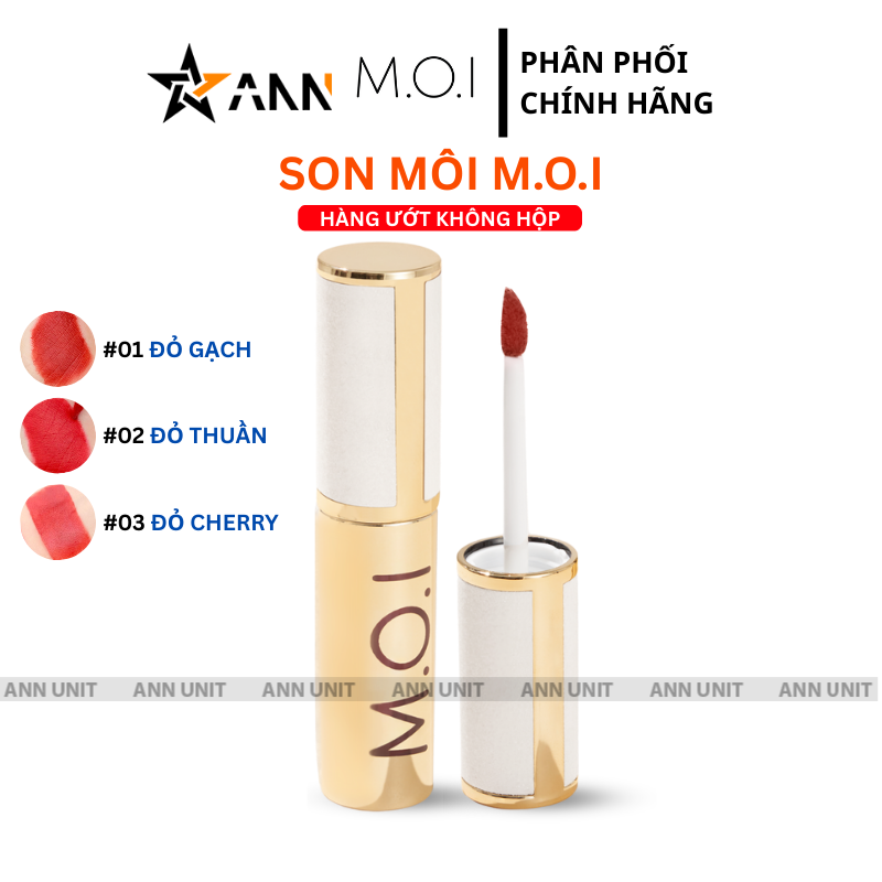 Hình sản phẩm và 3 tông màu son