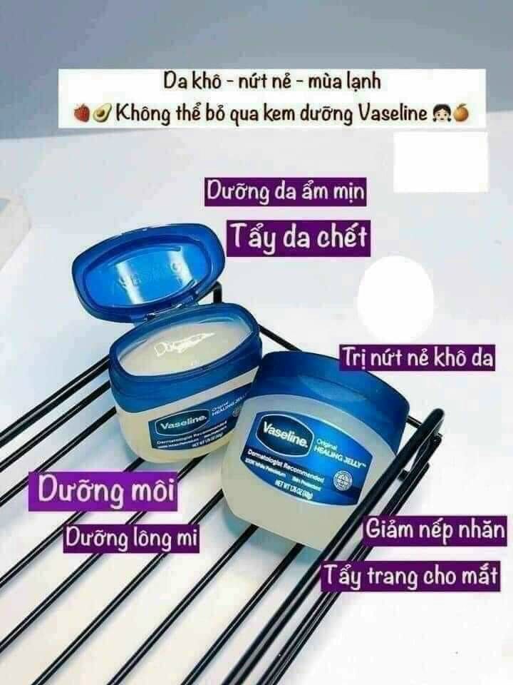 Minh họa sản phẩm dùng cho môi khô và vùng da thiếu ẩm