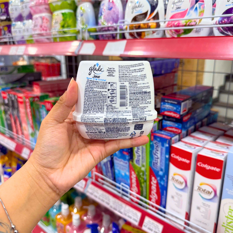 Mặt sau bao bì của sản phẩm