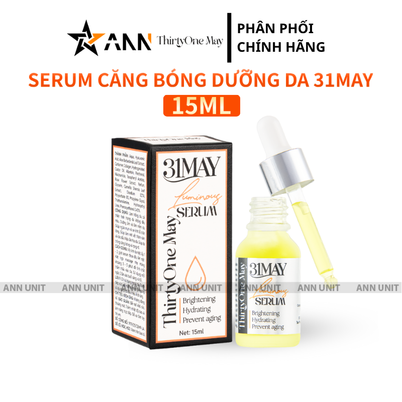 Serum Dưỡng Sáng Da Đều Màu 31May Luminous 15ml