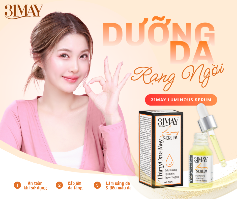 Serum Dưỡng Sáng Da Đều Màu 31May Luminous 15ml