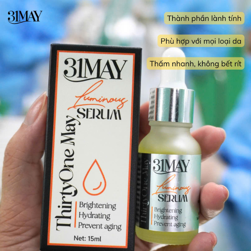 Serum Dưỡng Sáng Da Đều Màu 31May Luminous 15ml