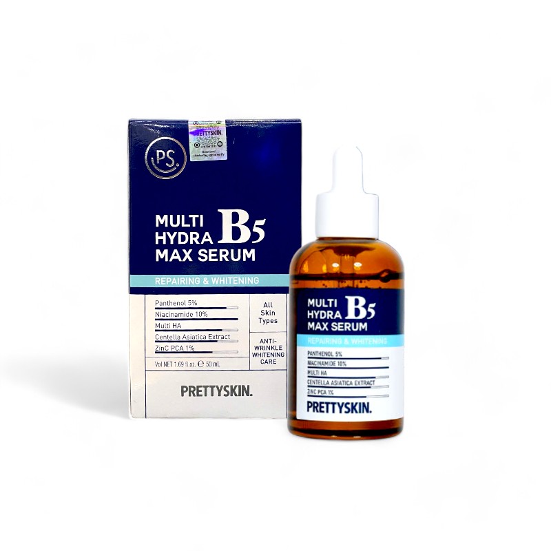 Serum B5 Prettyskin Multi Hydra Max Serum Cho Da Dầu Mụn 50ml phù hợp để tham khảo khi chọn PrettySkin Hàn Quốc