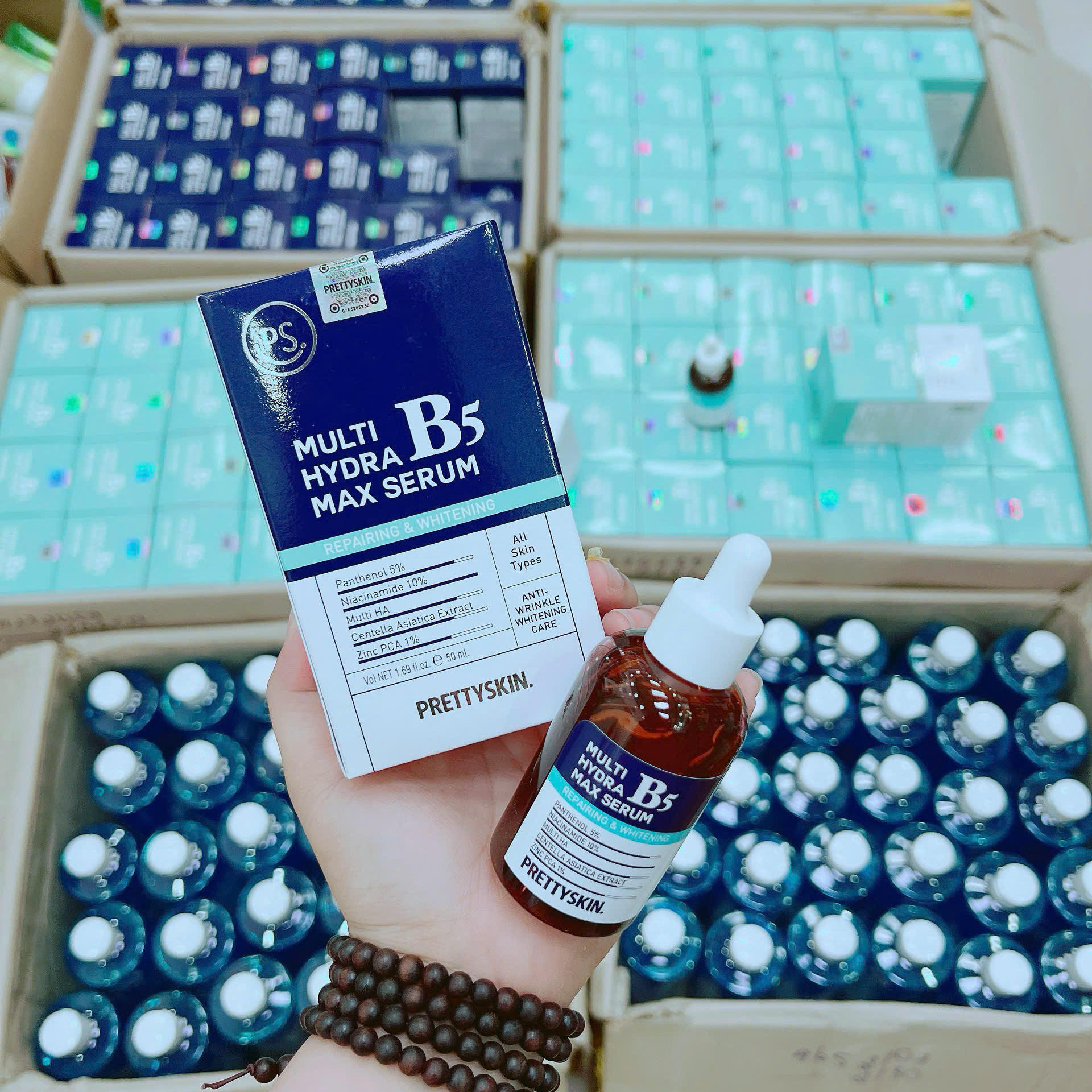 Serum B5 Pretty Skin Multi Hydra Max Serum Cho Da Dầu Mụn 50ml