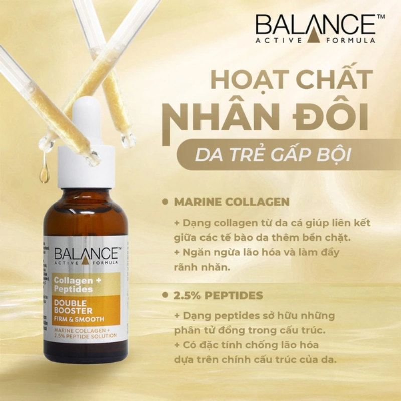 Thiết kế chai và thông tin Marine Collagen, 2.5% Peptide Solution
