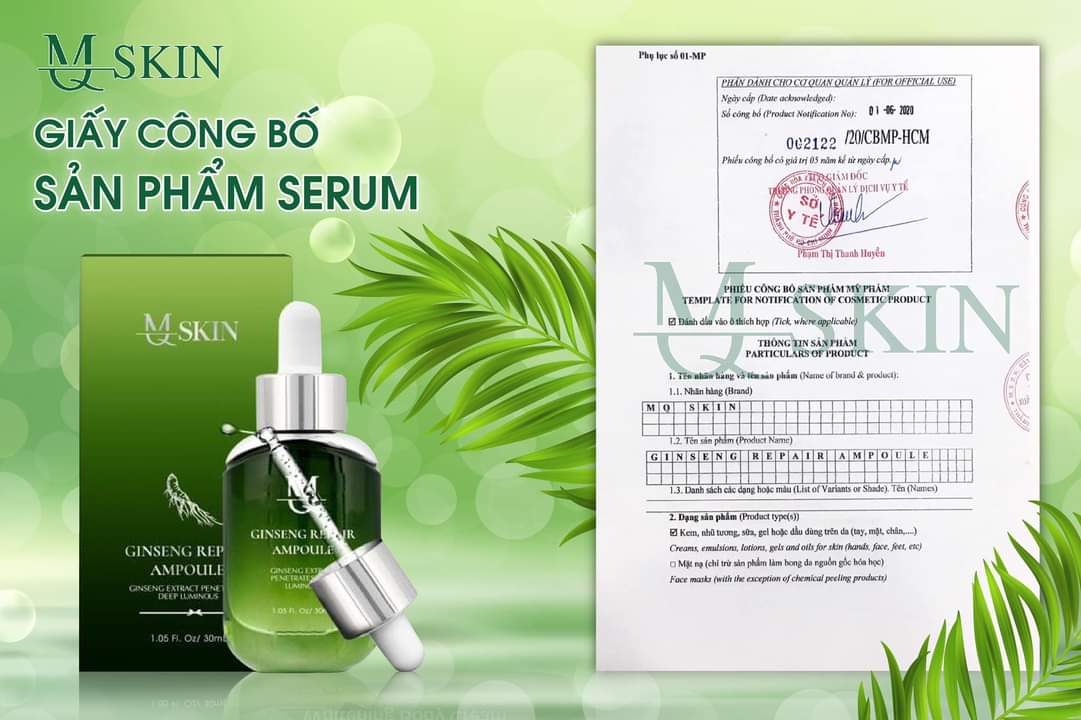 Hình minh họa kèm giấy công bố sản phẩm.