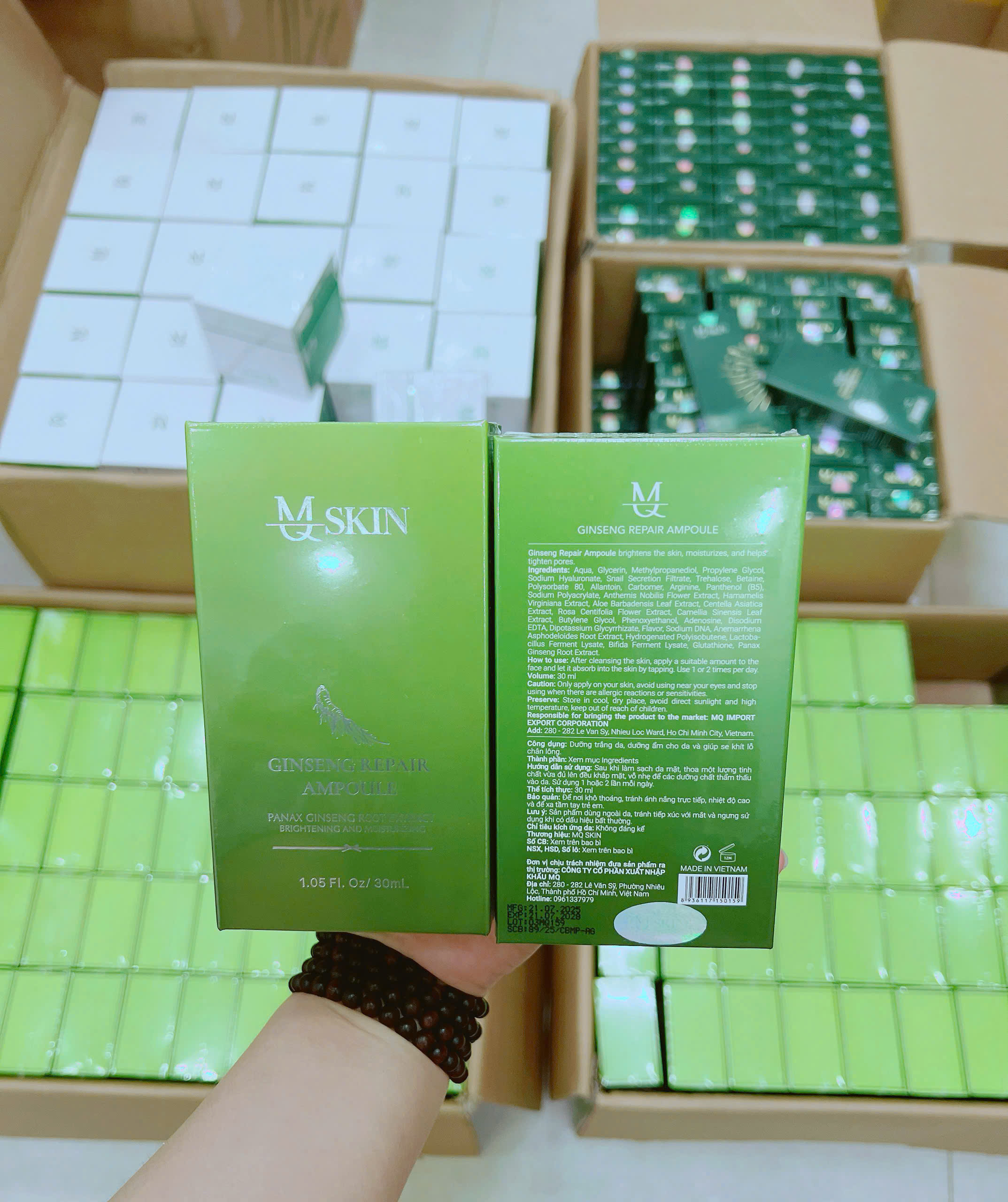 Serum căng bóng da MQ Skin nhân sâm 30ml