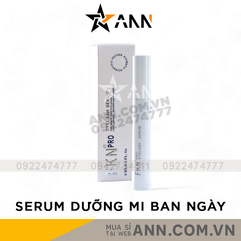 Bao bì màu trắng và dung tích 5ml