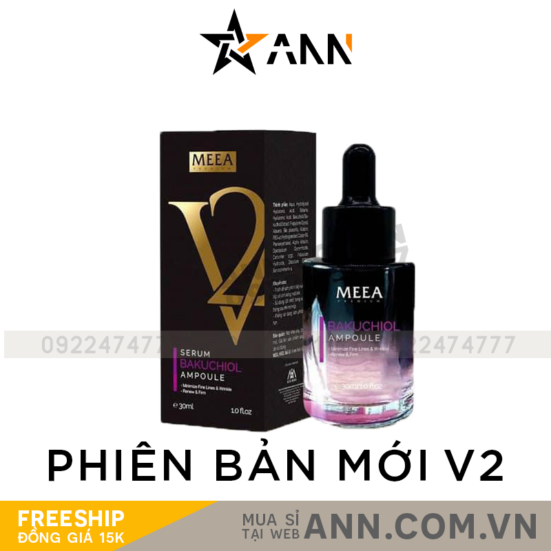 Serum Bakuchiol Ampoule V2 Meea Origin 30ml