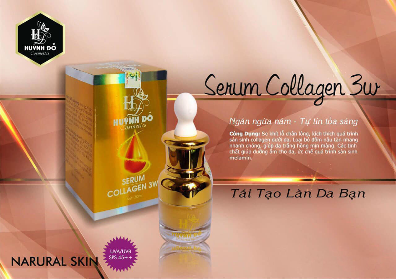 Serum Collagen 3W Huỳnh Đỗ 30ml