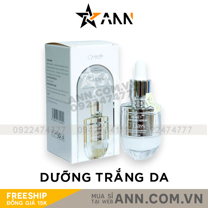Serum Huyết Thanh Queenie Skin 7Days 50ml