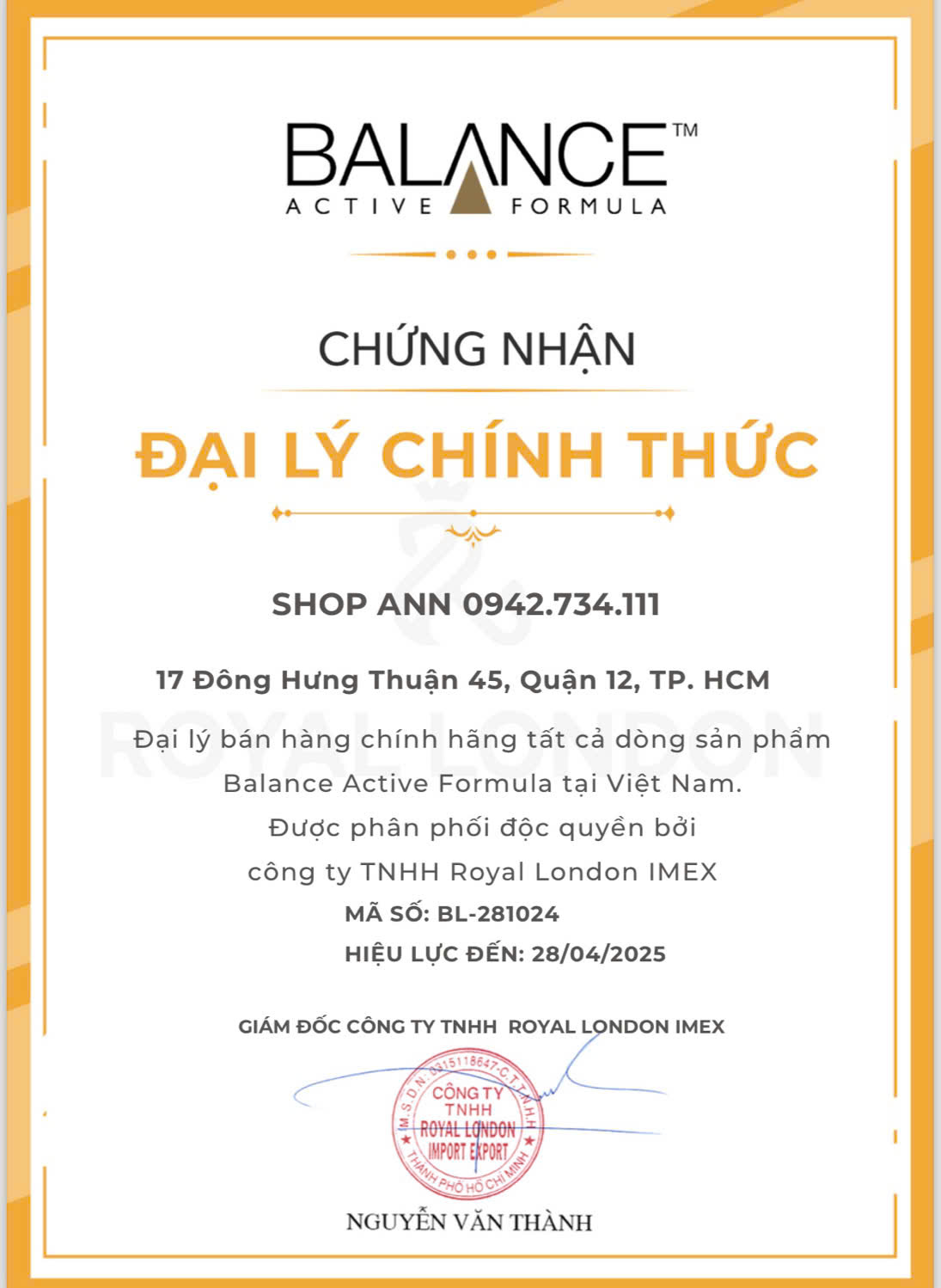 Serum Hyaluronic Acid Balance Active Formula 30ml Cho Da Khô