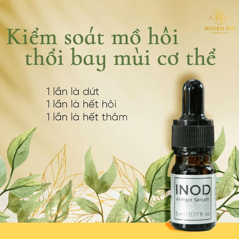 Serum INOD khử mùi hôi nách và hôi chân 5ml Chân Huyền Phi Cosmetics