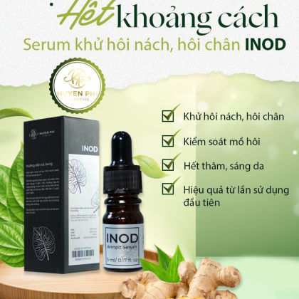 Serum INOD khử mùi hôi nách và hôi chân 5ml Chân Huyền Phi Cosmetics