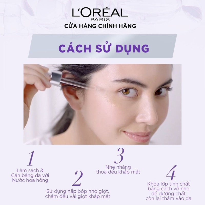 Serum L'Oreal Paris Revitalift Hyaluronic Acid 1.5% Cấp Ẩm Sáng Da 30ml