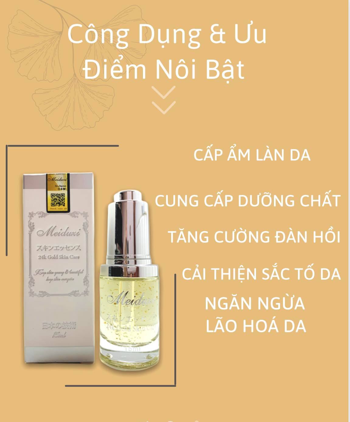 Serum Meiduzi 24K Gold Skin Care 15ml