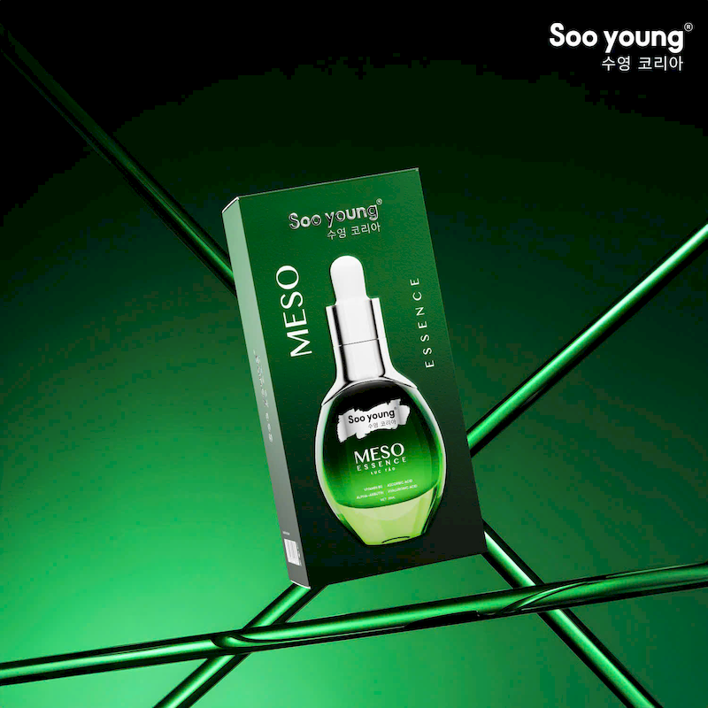 Serum Meso Essence Lục Tảo Soo Young 35ml Phiên Bản Mới