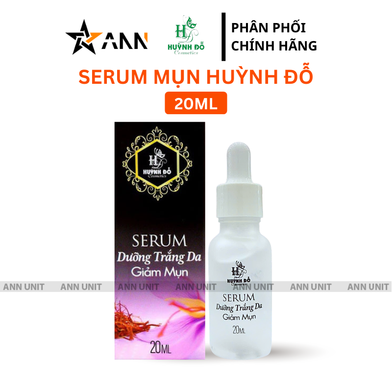 Serum Mụn Huỳnh Đỗ 20ml Dưỡng Trắng Da Giảm Mụn (Phiên Bản Mới)