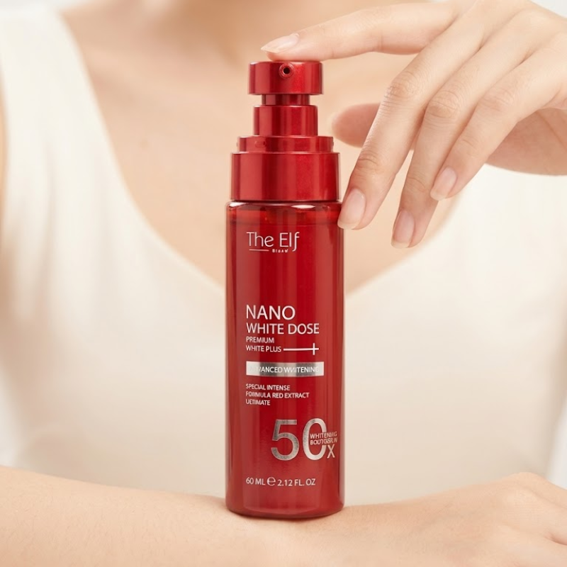 Serum Đỏ Truyền Trắng Body The Elf Nano White Dose 60ml Phiên Bản Mới