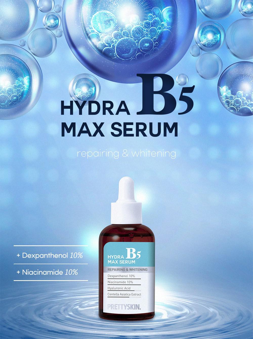 Serum phục hồi da Hydra B5 Max Serum Prettyskin 50ml