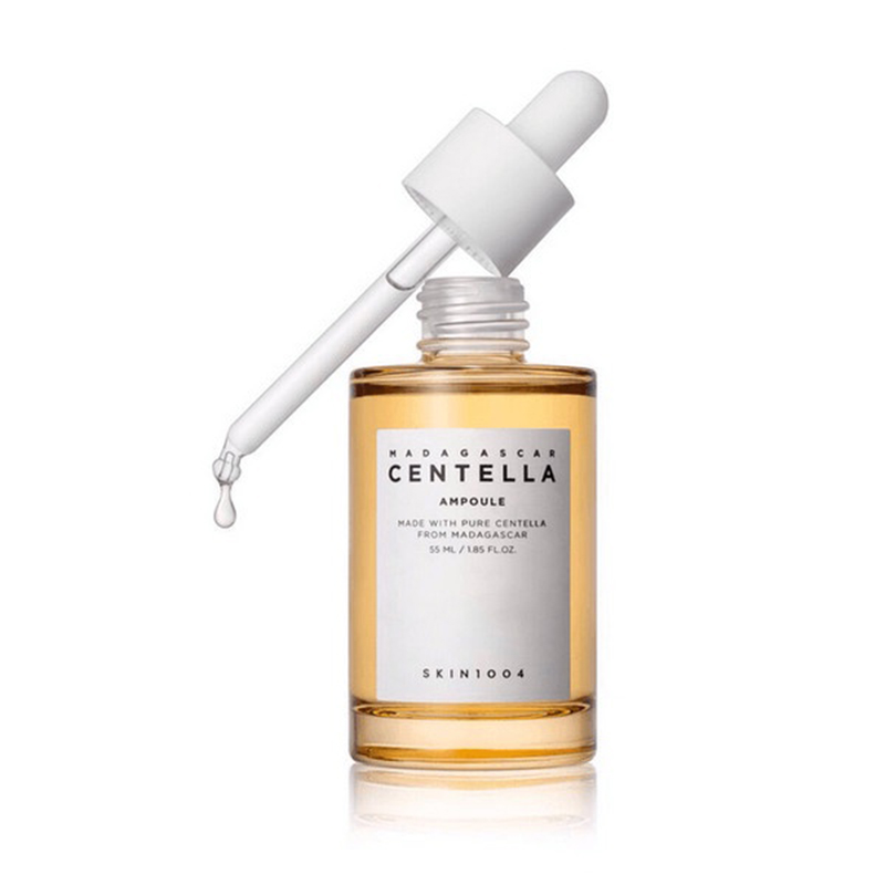 Cận cảnh chai serum và đầu nhỏ giọt tiện sử dụng
