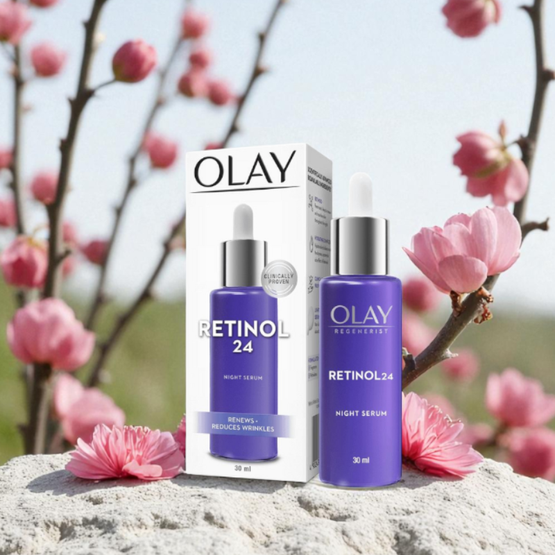 Hình chai serum và hộp sản phẩm dung tích 30ml