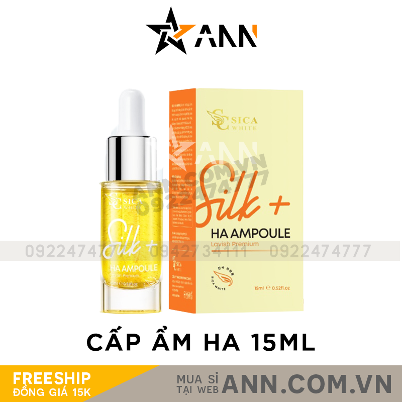 Serum Sica White HA Ampoule Size Trung 15ml