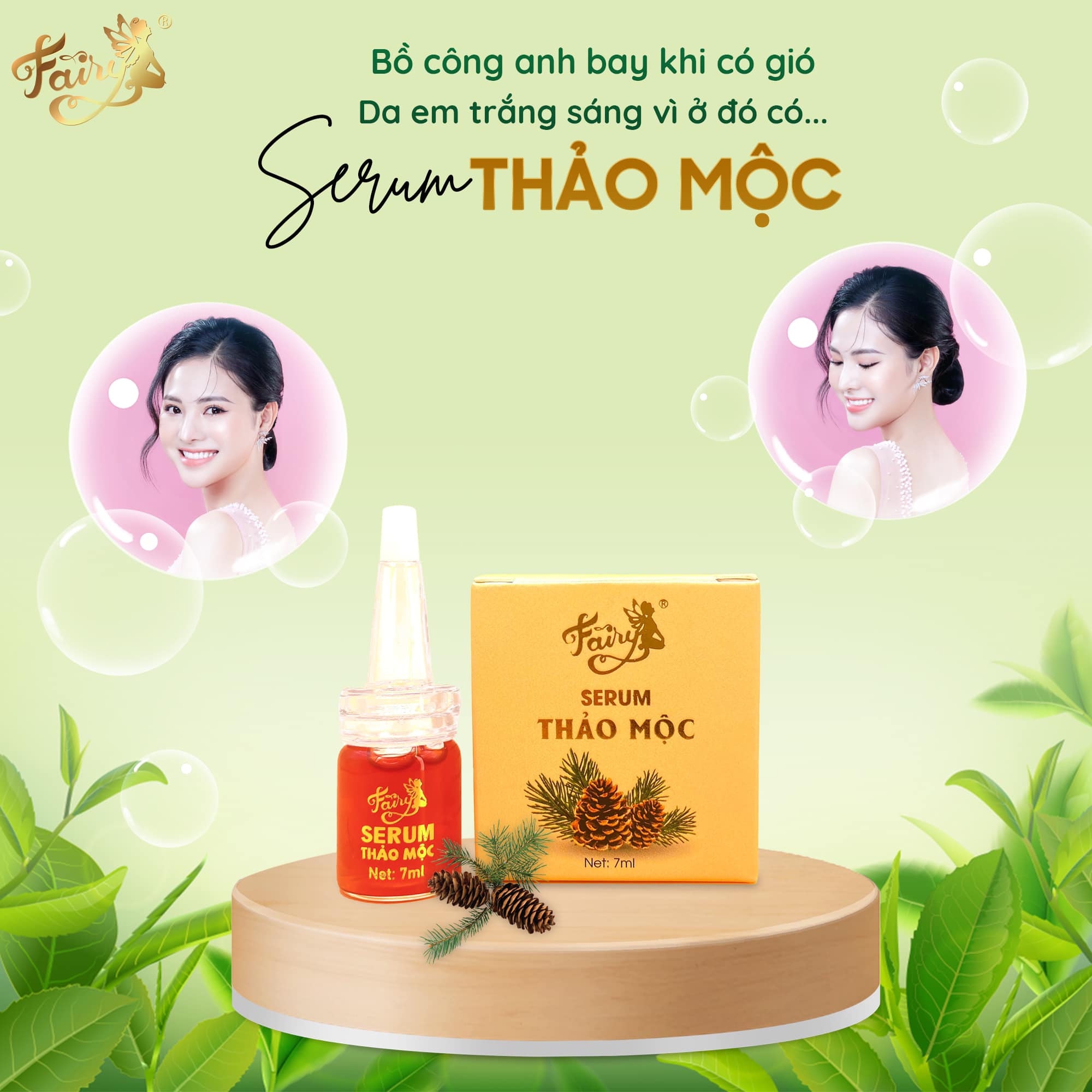 Serum Thảo Mộc Fairy Cosmetics Mini 7ml