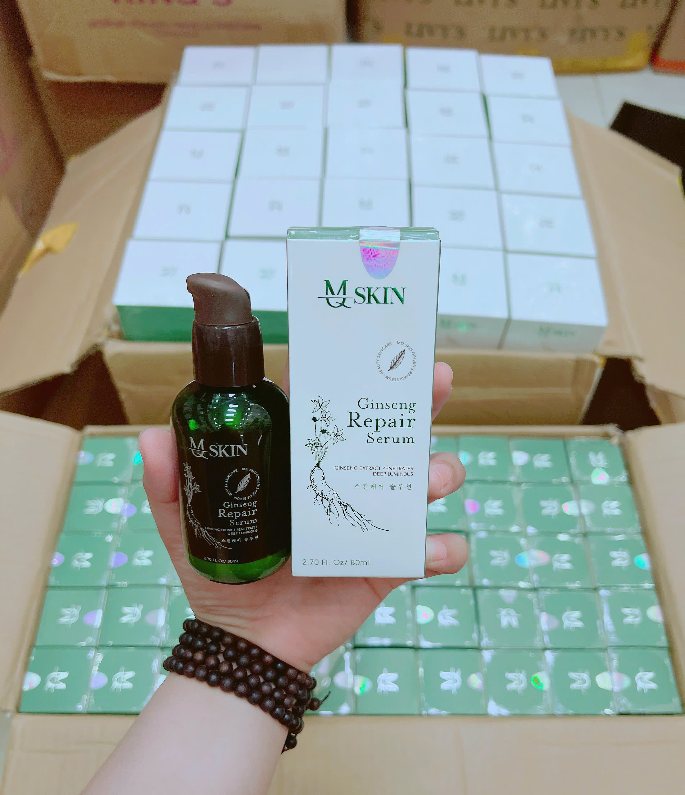 Serum thay da nhân sâm MQ Skin Ginseng Repair Serum 80ml
