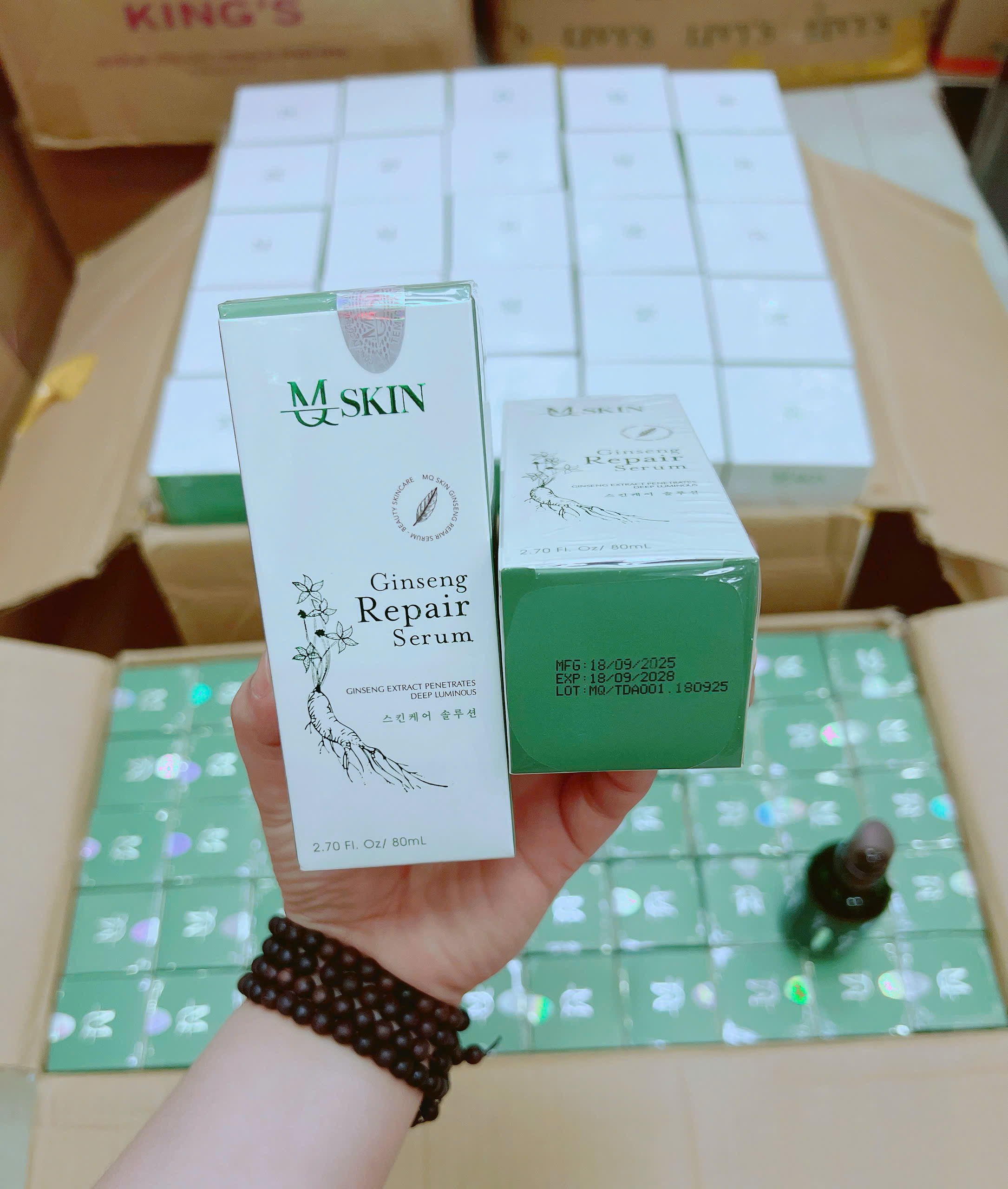 Serum thay da nhân sâm MQ Skin Ginseng Repair Serum 80ml
