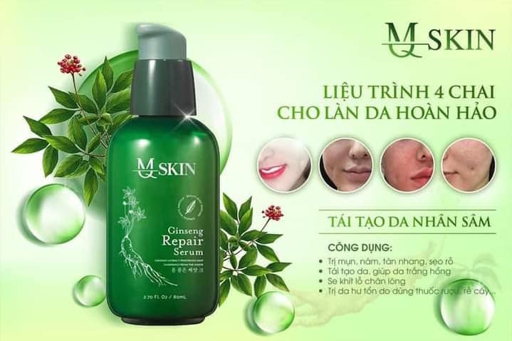 Serum thay da nhân sâm MQ Skin Ginseng Repair Serum 80ml