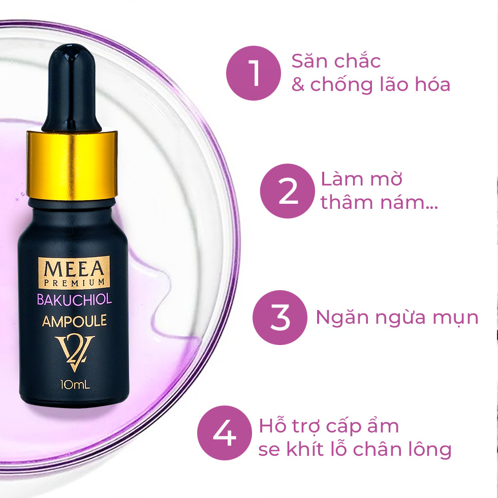 Serum Bakuchiol Ampoule V2 Meea Premium Mini 10ml