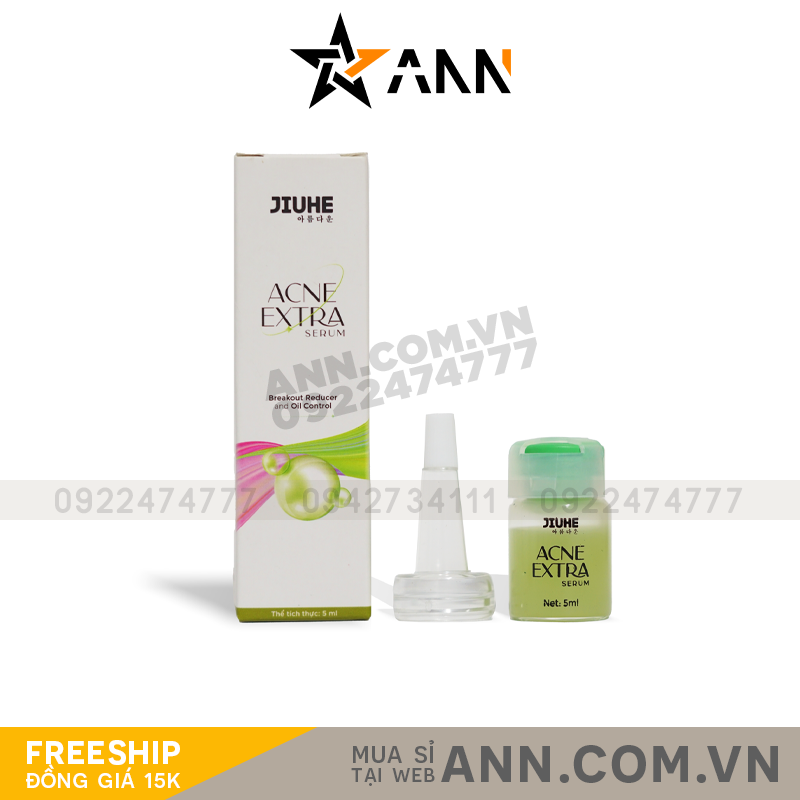 Serum giảm mụn Jiuhe Acne Extra 5ml Extra Thanh Tô Cosmetics