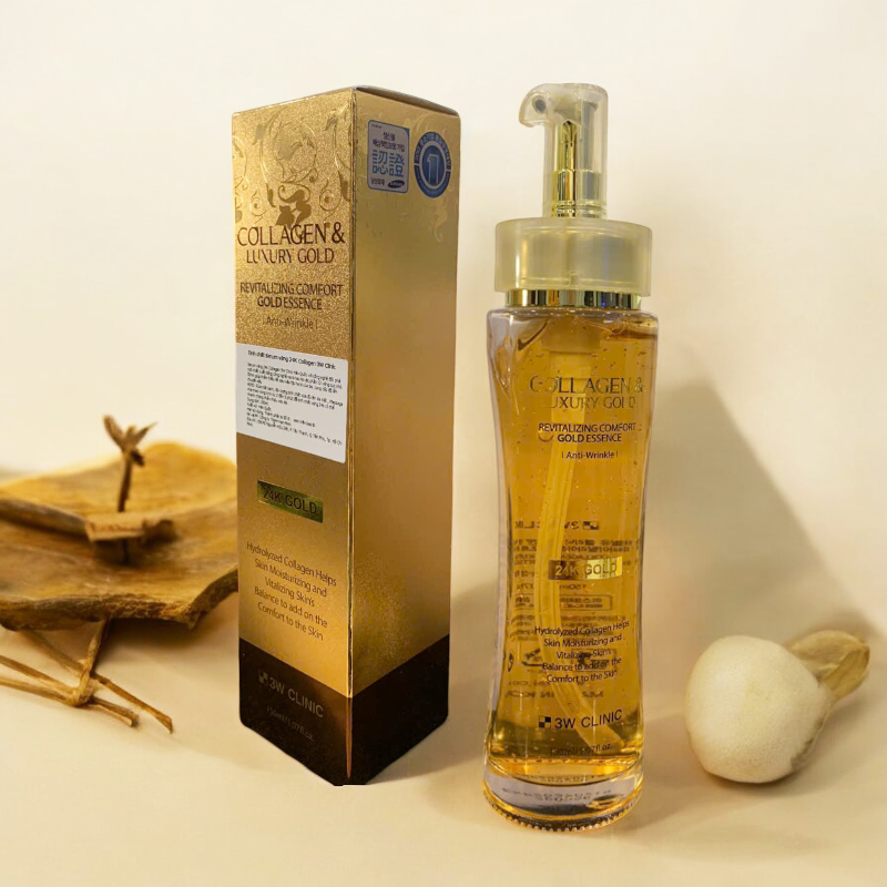Serum Vàng 24K Collagen Luxury Gold 3W Clinic 150ml