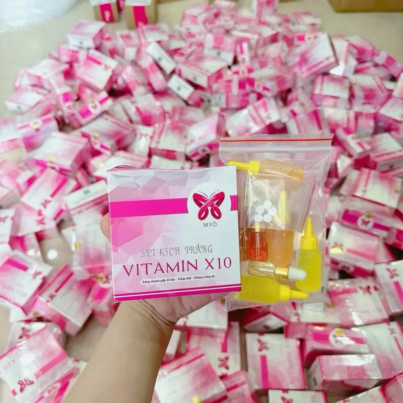 Set 1 Kích Trắng Da Vitamin X10 M.Y.�