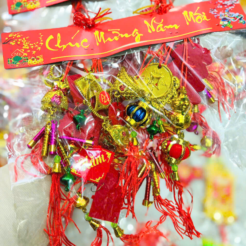 Tổng thể set dây liễn nhiều mẫu trong bao đóng gói