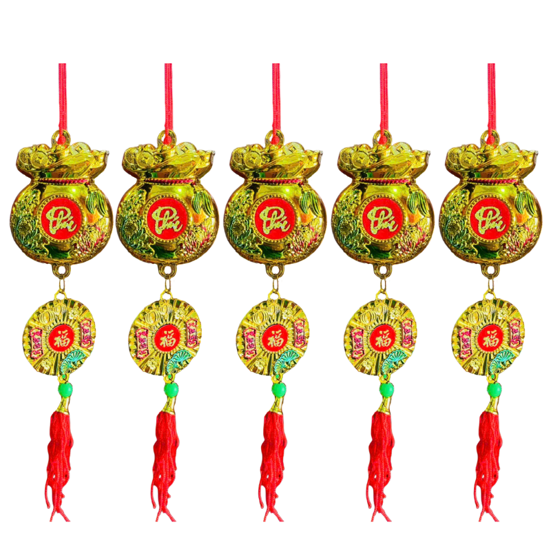 Set 10 Dây Liễn Túi Tiền Treo Trang Trí Tết Nhà Cửa – một lựa chọn đáng tham khảo trong Quà tặng, phụ kiện