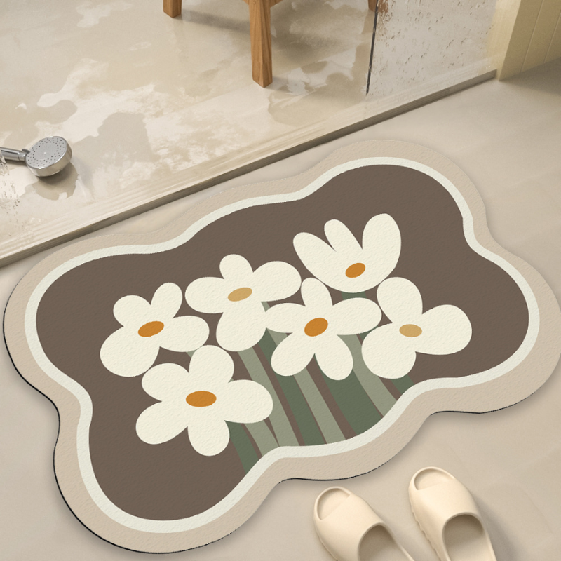 Set 2 thảm gợn sóng thảm 40×60cm và 40×120cm
