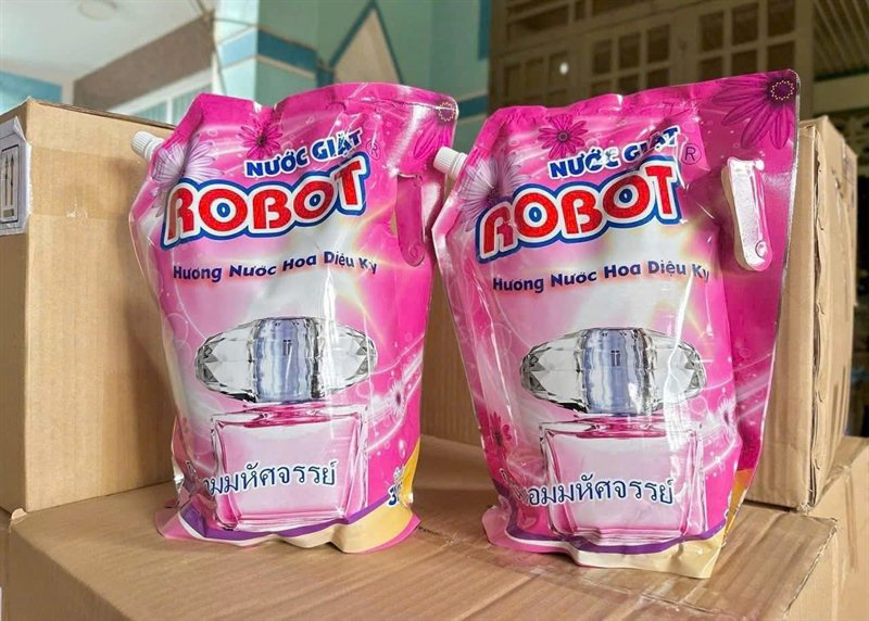 SET 2 túi nước giặt Robot 3000g, tổng 6 lít