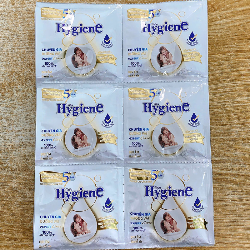 Set 24 Gói Nước Xả Vải Hygiene Màu Trắng 20ml - Nước Xả Vải Thái Lan Tinh Chất Sữa Đậm Đặc – một lựa chọn đáng tham khảo trong hygiene