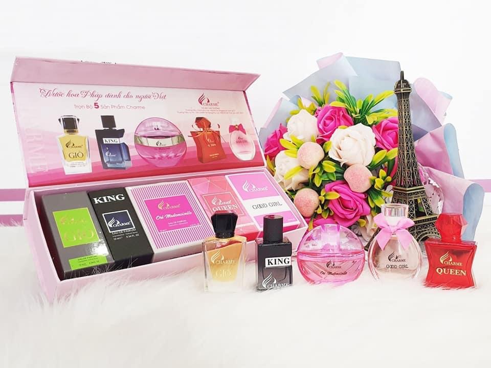 Set 5 Chai Nước Hoa Charme Mini 10ml