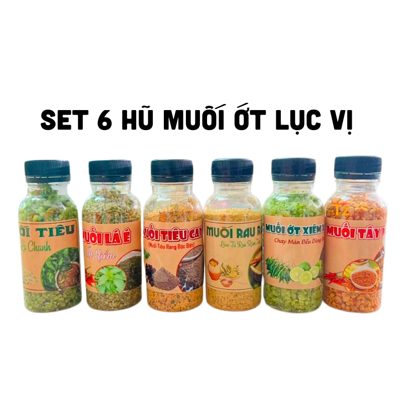 Set 6 Hũ Muối Lục Vị 100g