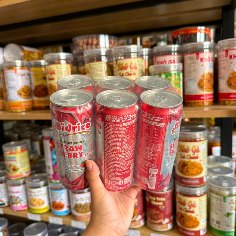 Mặt lon và cụm thông tin in trên bao bì
